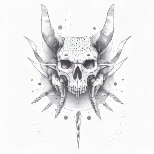 Far cry 3 Jason Brody tattoo ram skull tattoo design idea