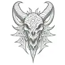 Far cry 3 Jason Brody tattoo ram skull tattoo design idea