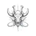 Far cry 3 Jason Brody tattoo ram skull tattoo design idea