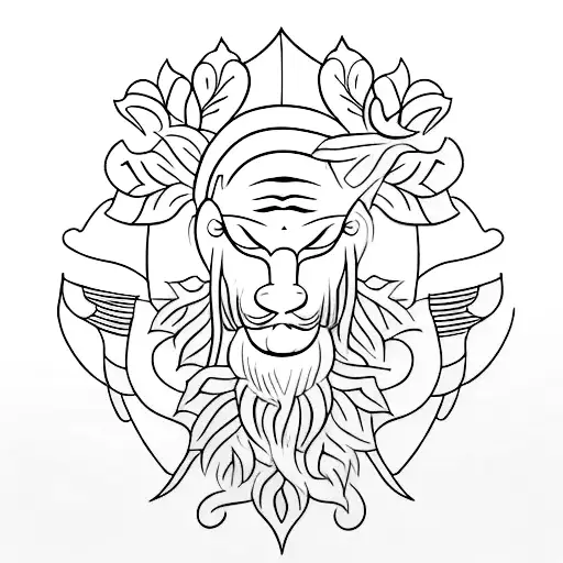 laurel wreaths tattoo design idea