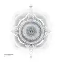 sawan with shani mantra tattoo design idea