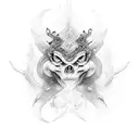 mental alchemy, darkness, quiet tattoo design idea