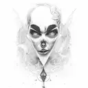 mental alchemy, darkness, quiet tattoo design idea