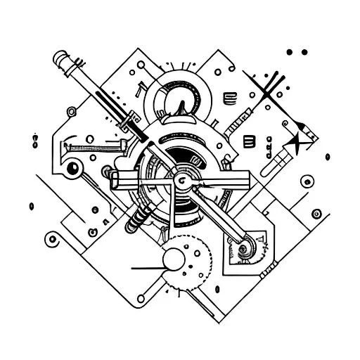 ultrassom industrial  tattoo design idea