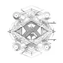 ultrassom industrial  tattoo design idea