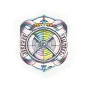 ultrassom industrial  tattoo design idea