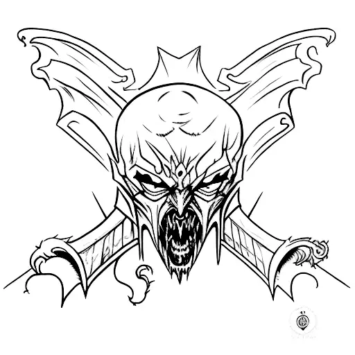 Castlevania, bats, castle, Drácula  tattoo design idea