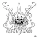 Dungeon synth  tattoo design idea