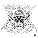 Dungeon synth  tattoo design idea
