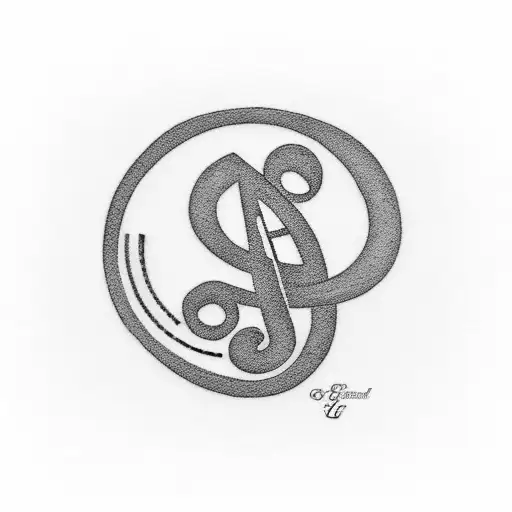 treble clef and bass clef winding piano keys and music notes  tattoo design idea