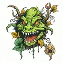 swamp tattoo design idea
