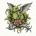 swamp tattoo design idea