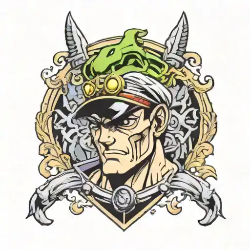 jojos bizarre adventure tattoo design idea