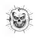 evil dead chainsaw  tattoo design idea