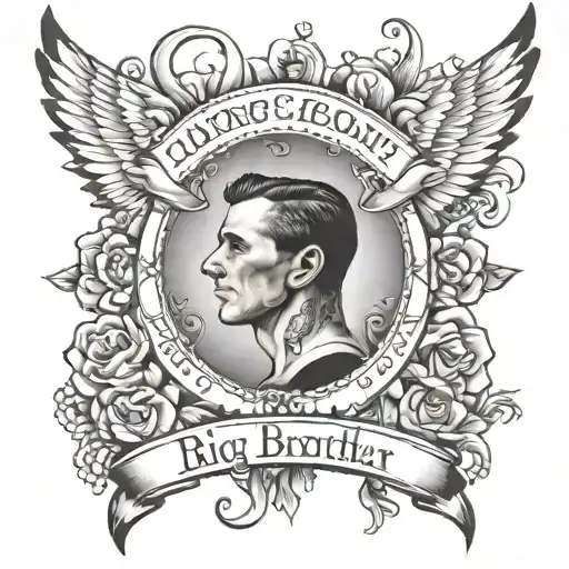 in loving memory of my big brother tattoo design idea