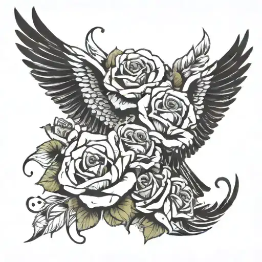 in loving memory of my big brother little sister bond tattoo design idea
