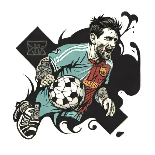 love football,messi, outspoken,kind, truthful   tattoo design idea