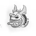 studio ghibli tattoo design idea