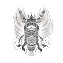 studio ghibli tattoo design idea