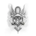 skydiving tattoo design idea