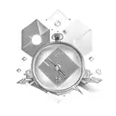 "The distance and the time between us, It'll never change my mind tattoo design idea