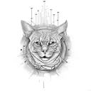 "The distance and the time between us, It'll never change my mind tattoo design idea