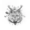 "The distance and the time between us, It'll never change my mind tattoo design idea