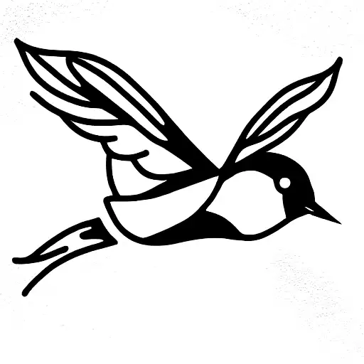 Swallow Bird tattoo design idea