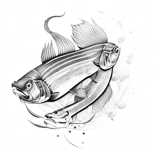 arowana tattoo design idea