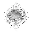 arowana tattoo design idea