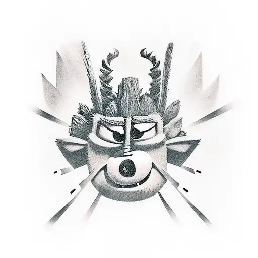 crash bandicoot tattoo design idea