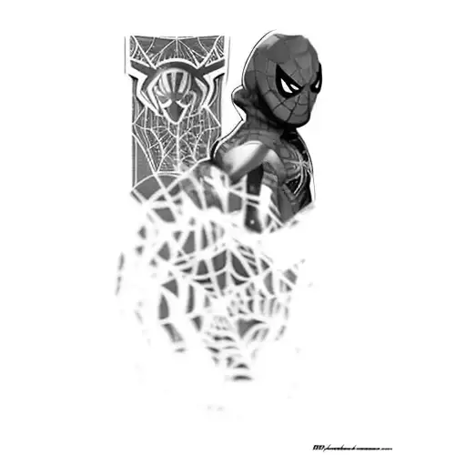 spider - man tattoo design idea