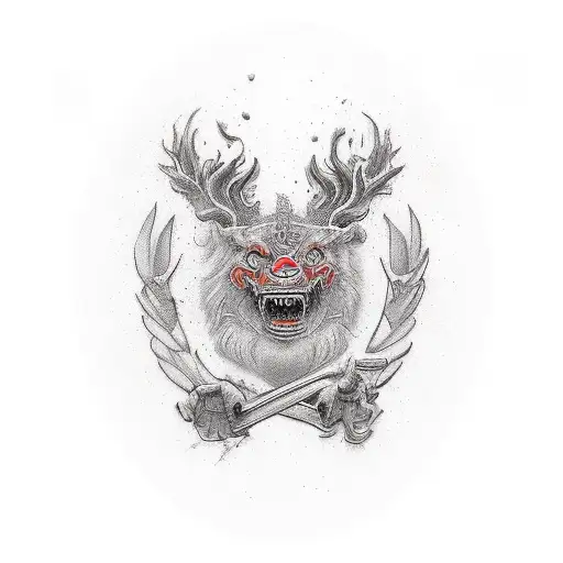 dad and son tattoo design idea