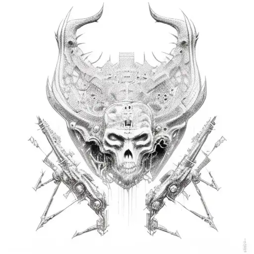 they are able to fit on the middle phalanx and proximal phalanx. It's kind of gothy and cyber sigilism tattoo design idea