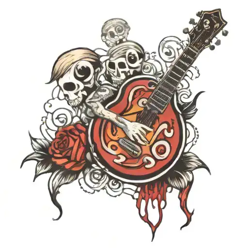 Muse rock band tattoo design idea