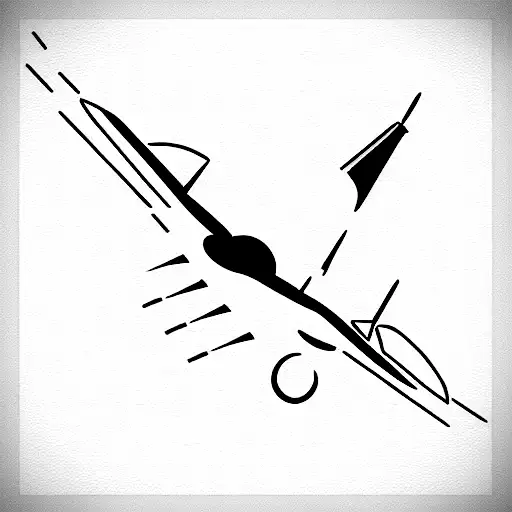 aircraft  tattoo design idea