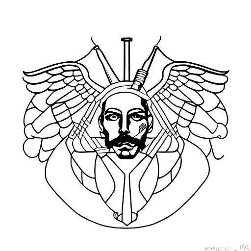 Freddie Mercury tattoo design idea