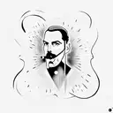 Freddie Mercury tattoo design idea