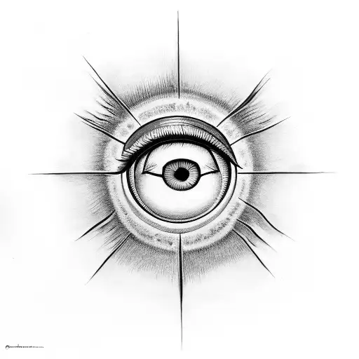 eye of thoth tattoo design idea