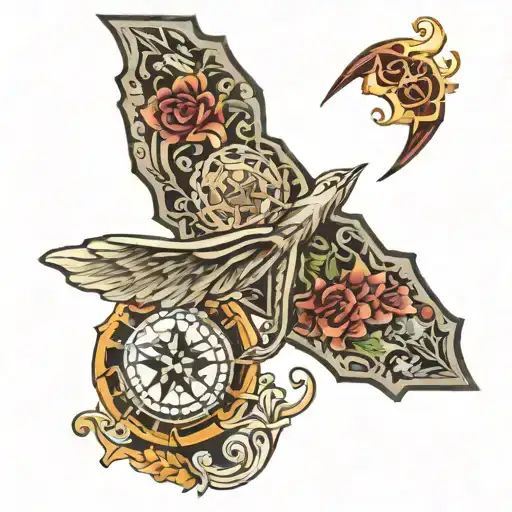 New Jersey, Texas, California Television tattoo design idea