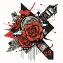 Romans 8:28 tattoo design idea