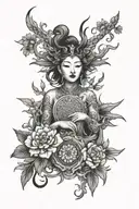 Korean tattoo design idea