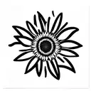 sunflower fine line bracelet wrist tattoo design idea