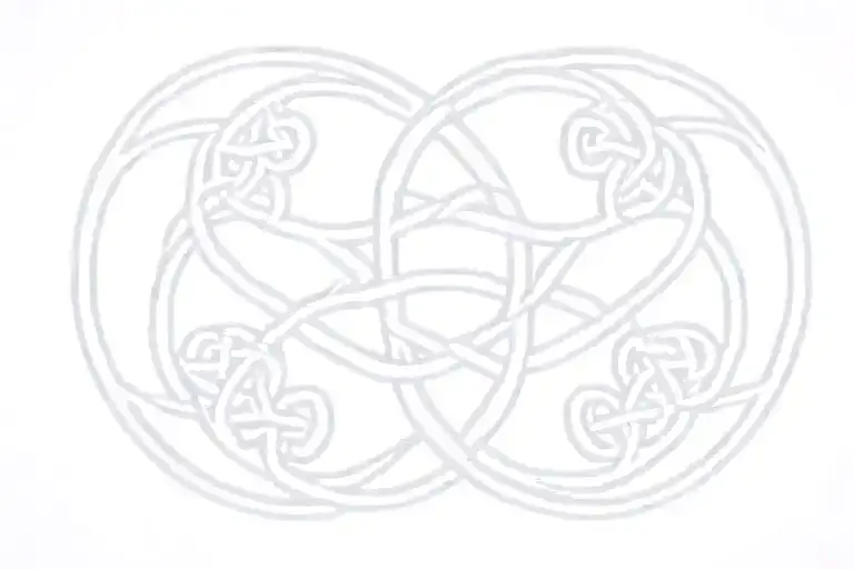  Celtic knots that look like tree roots tattoo design idea