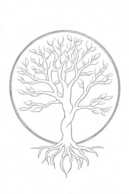 tree of life, adapt   tattoo design idea