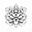 peruvian apple cactus tattoo design idea