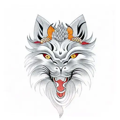 kurama tattoo design idea