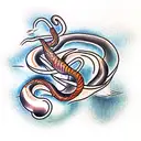 Snake tattoo design idea