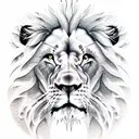 Lion tattoo design idea