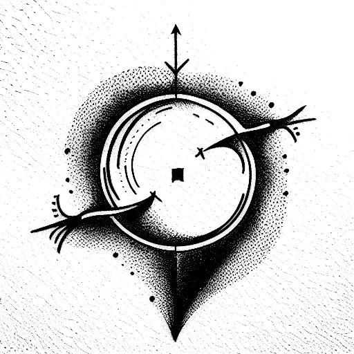 well of water tattoo design idea